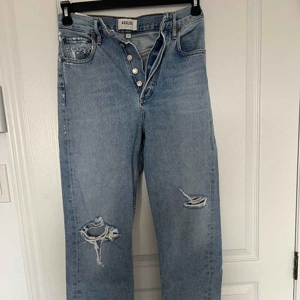 AGOLDE 90's Pinch Waist High Rise Straight JEANS SIZE 23